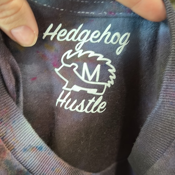 [Hedgehog Hustle] Tye Dye Skeleton Shirt - Size Medium - Picture 2 of 2